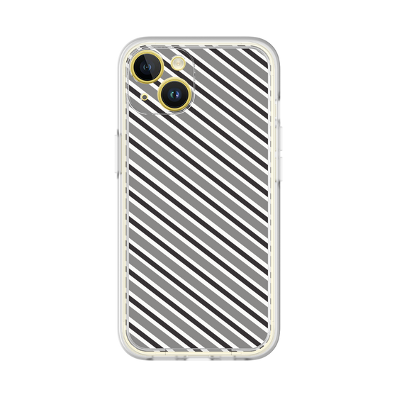 Premium Panel［ Small Stripe - Gray × Black ］