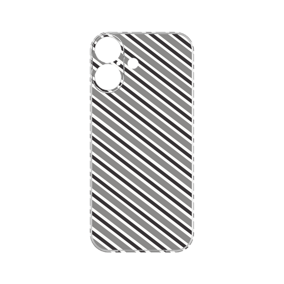Premium Panel［ Small Stripe - Gray × Black ］