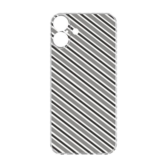Premium Panel［ Small Stripe - Gray × Black ］