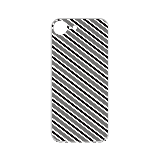 Premium Panel［ Small Stripe - Gray × Black ］