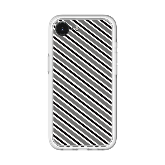 Premium Panel［ Small Stripe - Gray × Black ］
