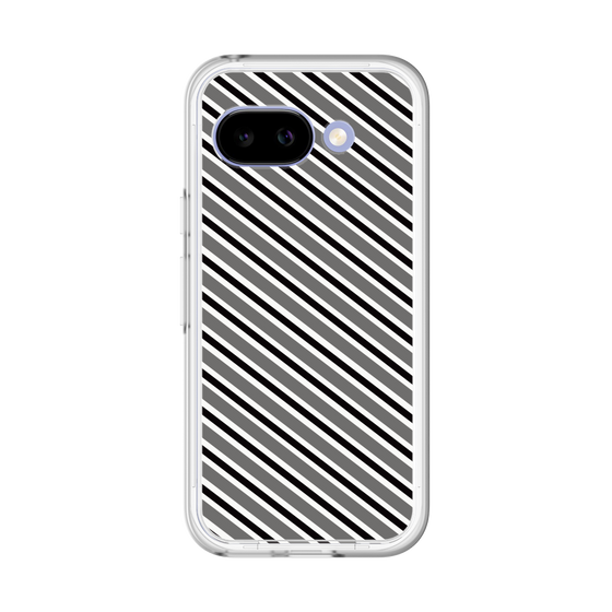 Premium Panel［ Small Stripe - Gray × Black ］