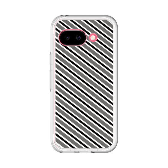 Premium Panel［ Small Stripe - Gray × Black ］