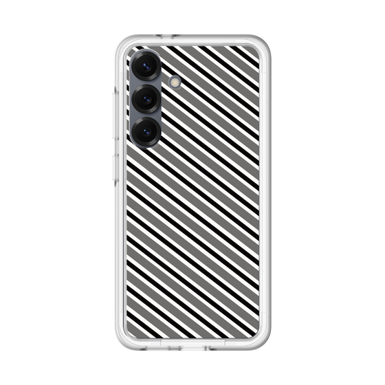 Premium Panel［ Small Stripe - Gray × Black ］