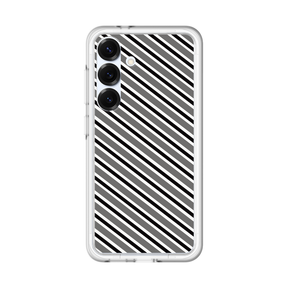 Premium Panel［ Small Stripe - Gray × Black ］