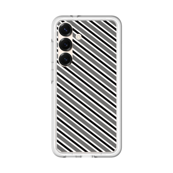 Premium Panel［ Small Stripe - Gray × Black ］