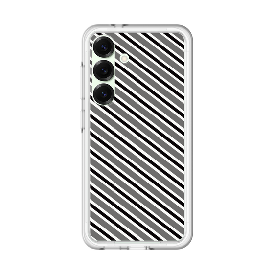 Premium Panel［ Small Stripe - Gray × Black ］
