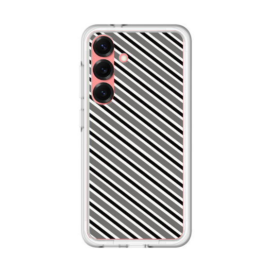 Premium Panel［ Small Stripe - Gray × Black ］