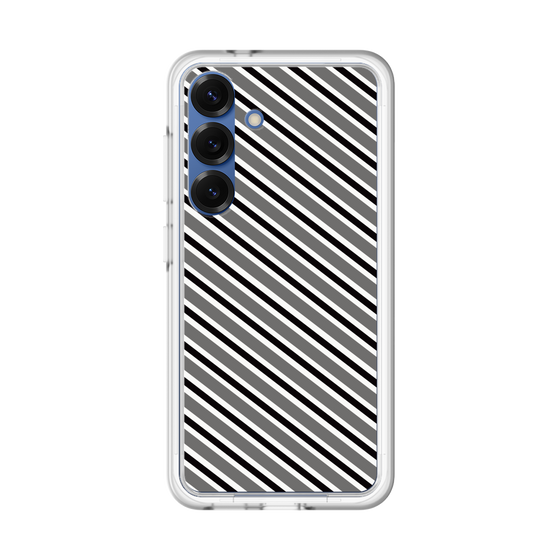 Premium Panel［ Small Stripe - Gray × Black ］