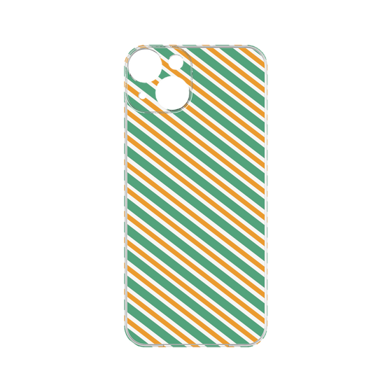 Premium Panel［ Small Stripe - Green × Orange ］