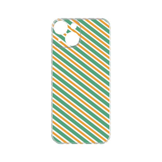 Premium Panel［ Small Stripe - Green × Orange ］