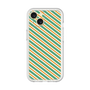 Premium Panel［ Small Stripe - Green × Orange ］