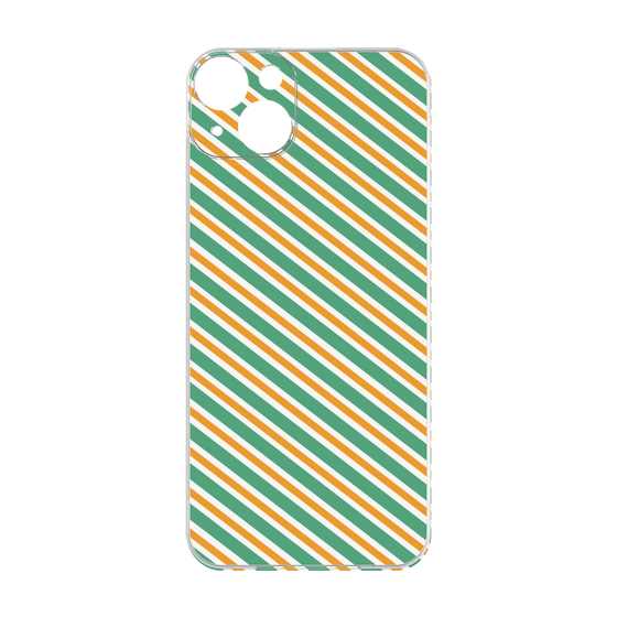 Premium Panel［ Small Stripe - Green × Orange ］