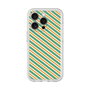 Premium Panel［ Small Stripe - Green × Orange ］