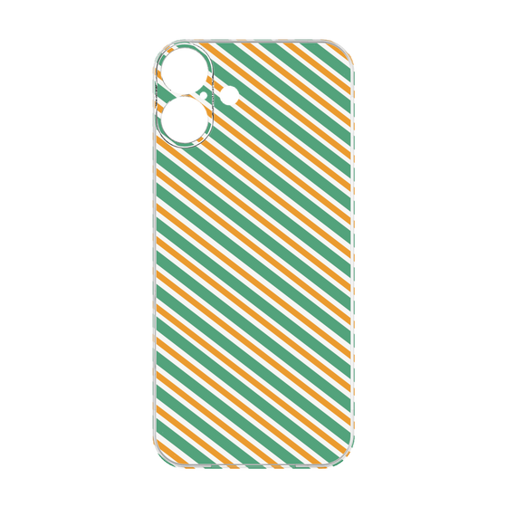 Premium Panel［ Small Stripe - Green × Orange ］