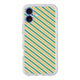 Premium Panel［ Small Stripe - Green × Orange ］