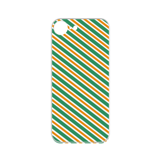 Premium Panel［ Small Stripe - Green × Orange ］