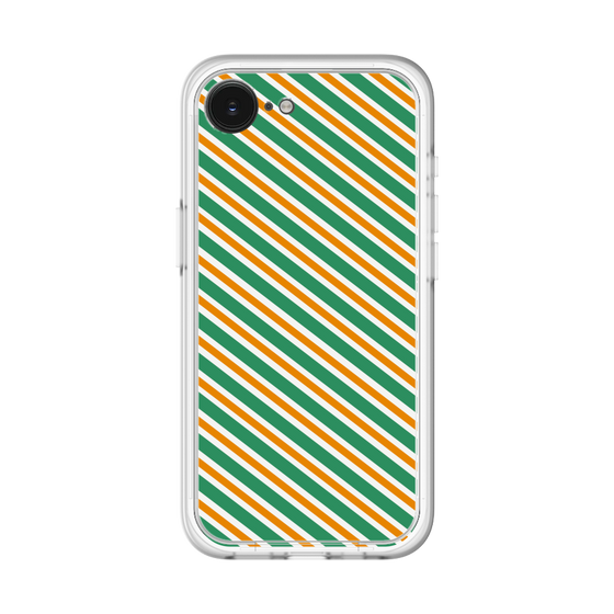 Premium Panel［ Small Stripe - Green × Orange ］