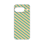 Premium Panel［ Small Stripe - Green × Orange ］