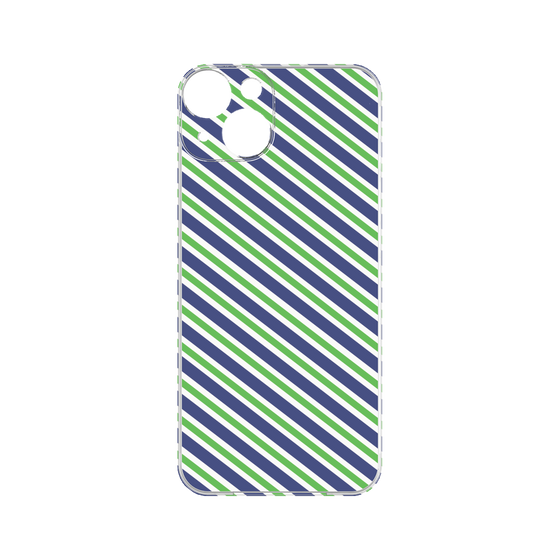 Premium Panel［ Small Stripe - Navy × Green ］
