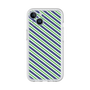 Premium Panel［ Small Stripe - Navy × Green ］