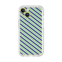 Premium Panel［ Small Stripe - Navy × Green ］