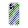 Premium Panel［ Small Stripe - Navy × Green ］