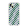 Premium Panel［ Small Stripe - Navy × Green ］