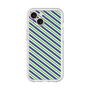 Premium Panel［ Small Stripe - Navy × Green ］