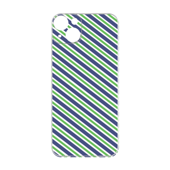 Premium Panel［ Small Stripe - Navy × Green ］