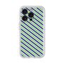 Premium Panel［ Small Stripe - Navy × Green ］