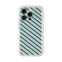 Premium Panel［ Small Stripe - Navy × Green ］