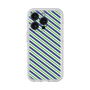 Premium Panel［ Small Stripe - Navy × Green ］