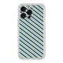 Premium Panel［ Small Stripe - Navy × Green ］