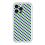 Premium Panel［ Small Stripe - Navy × Green ］
