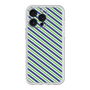 Premium Panel［ Small Stripe - Navy × Green ］