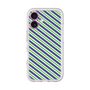 Premium Panel［ Small Stripe - Navy × Green ］