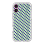 Premium Panel［ Small Stripe - Navy × Green ］