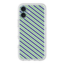 Premium Panel［ Small Stripe - Navy × Green ］
