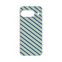 Premium Panel［ Small Stripe - Navy × Green ］