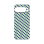 Premium Panel［ Small Stripe - Navy × Green ］
