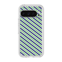Premium Panel［ Small Stripe - Navy × Green ］