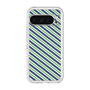 Premium Panel［ Small Stripe - Navy × Green ］