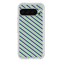 Premium Panel［ Small Stripe - Navy × Green ］