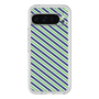 Premium Panel［ Small Stripe - Navy × Green ］