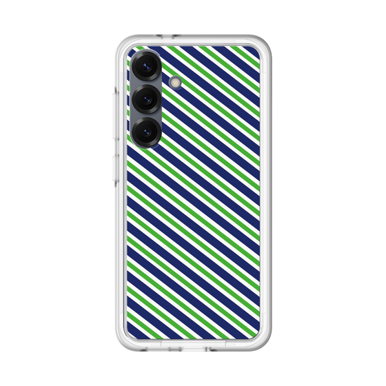Premium Panel［ Small Stripe - Navy × Green ］
