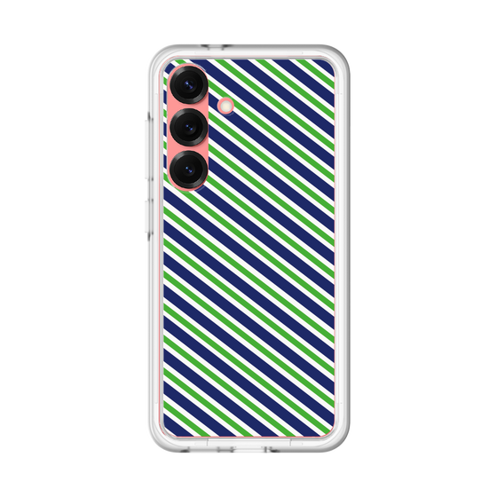 Premium Panel［ Small Stripe - Navy × Green ］