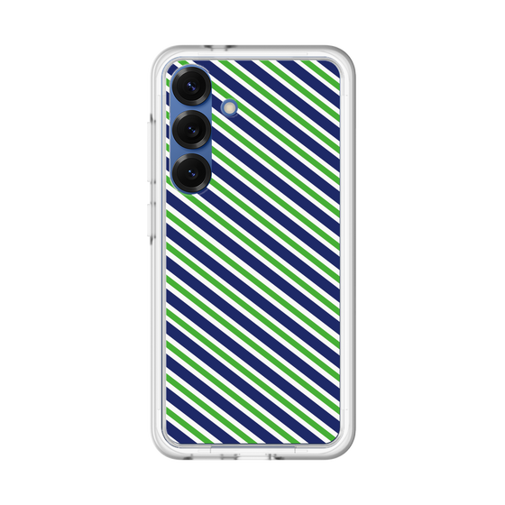 Premium Panel［ Small Stripe - Navy × Green ］