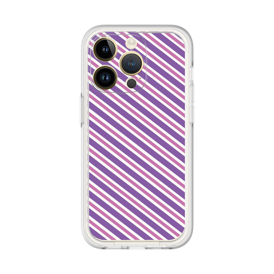Premium Panel［ Small Stripe - Purple × Pink ］