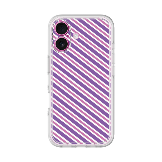 Premium Panel［ Small Stripe - Purple × Pink ］